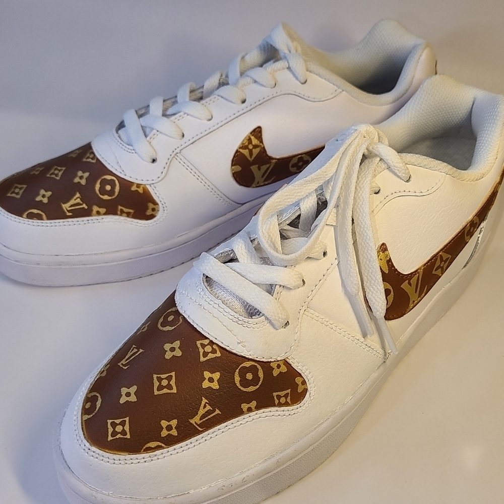 customized handpainted nike shoes womens size 9.5